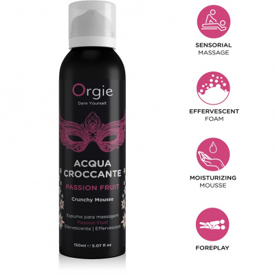 Хрустящая пенка для массажа Orgie Acqua Croccante Passion Fruit 150 мл