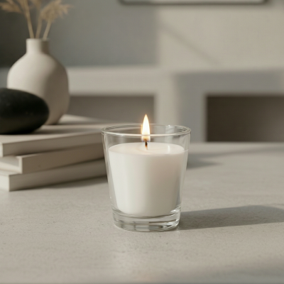 Ароматическая свеча Stella aroma Mini Glassy Light Base №8 День в СПА, 50 мл