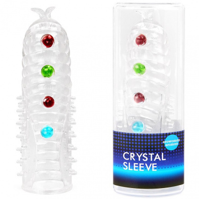 НАСАДКА ЗАКРЫТАЯ "CRYSTAL SLEEVE" ШАРИКИ И УСИКИ  арт. EE-10106