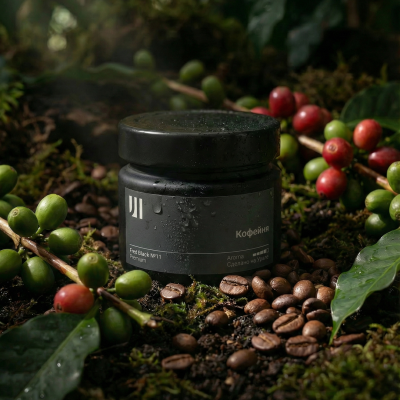 Ароматическая свеча Stella aroma Fred Black Premium №11 Кофейня 100 мл