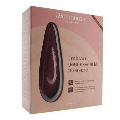 Бесконтактный клиторальный стимулятор Womanizer Classic 2 бордовый