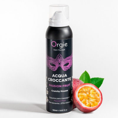 Хрустящая пенка для массажа Orgie Acqua Croccante Passion Fruit 150 мл