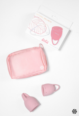 Набор менструальных чаш Natural Wellness Magnolia light pink 4000-05lola