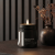Ароматическая свеча Stella aroma Iskra Black De Luxe №3, Карамельный попкорн, 200 мл