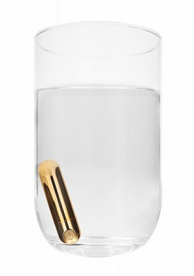 Перезаряжаемая вибропуля BGT - 7 Speed Rechargeable Bullet золотая