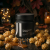 Ароматическая свеча Stella aroma Iskra Black De Luxe №3, Карамельный попкорн, 200 мл
