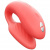 Вибратор We-Vibe Chorus для пар, коралловый, в комплекте батарейка для пульта