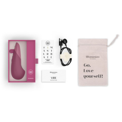 Клиторальный вибратор Womanizer Vibe темно-розовый